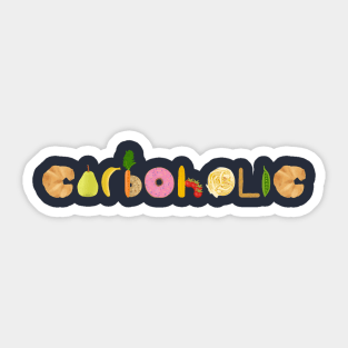 Carboholic Sticker